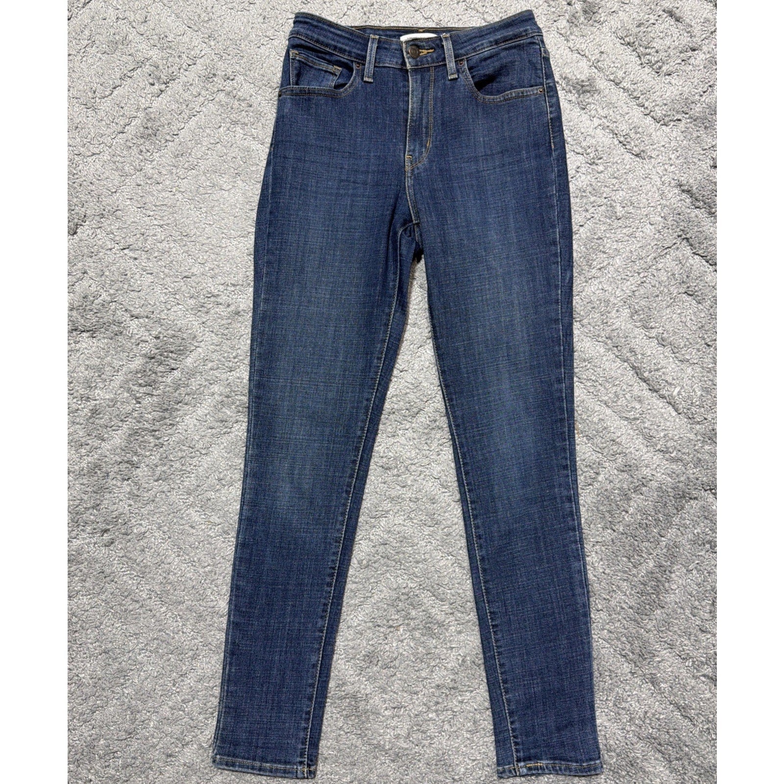 Levi’s 721 High Rise Skinny Jeans Women’s 27x28 Medium Wash Stretch Denim Slim