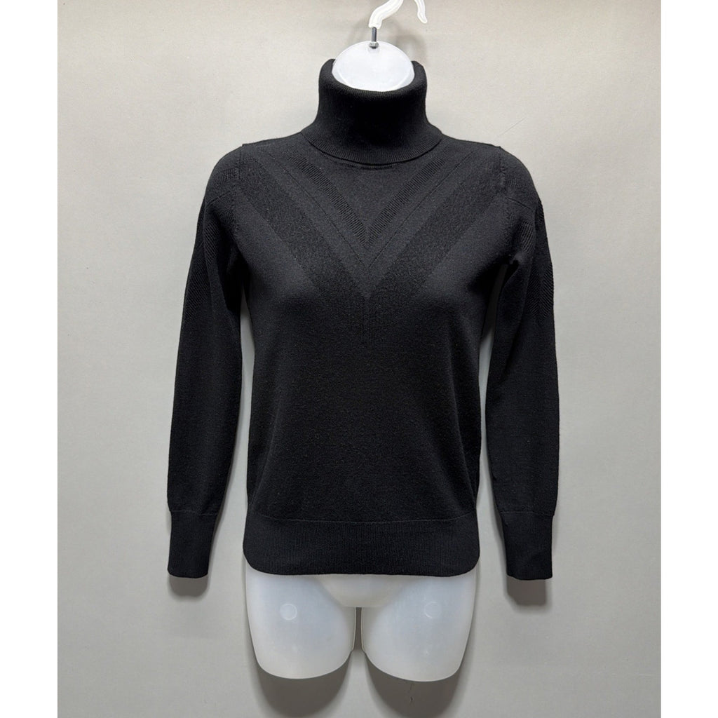 Banana Republic 100% Merino Wool Turtleneck Sweater Women’s Small Black
