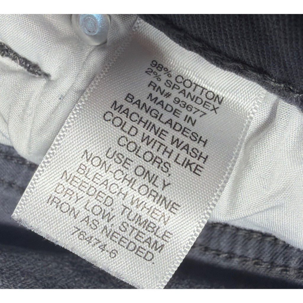 Mutual Weave slim Straight Fit Jeans Men's 32x34 Gray Denim stretch