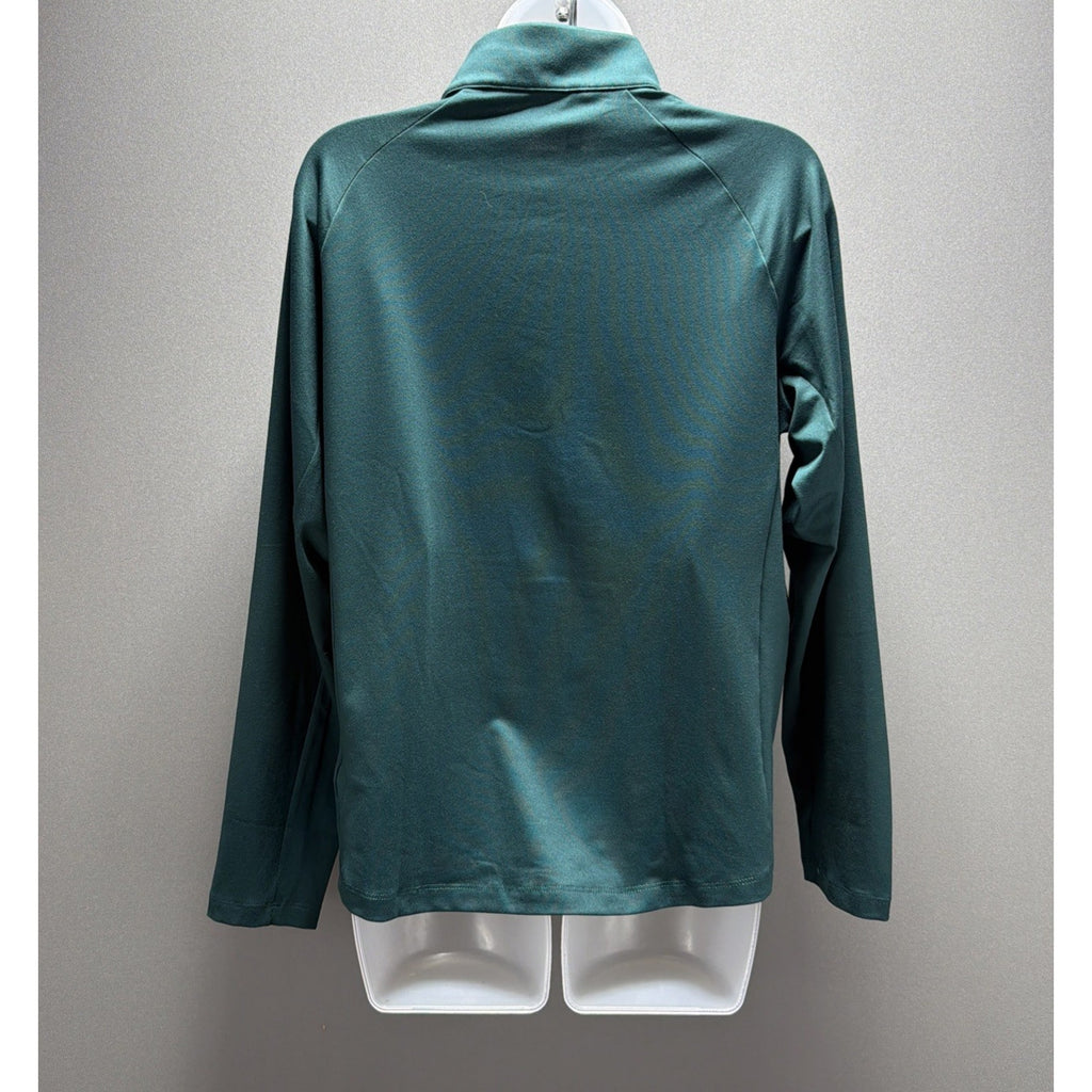 WOMEN'S PUMA 1/4 ZIP PULLOVER / NWT / Large UV Protect Green