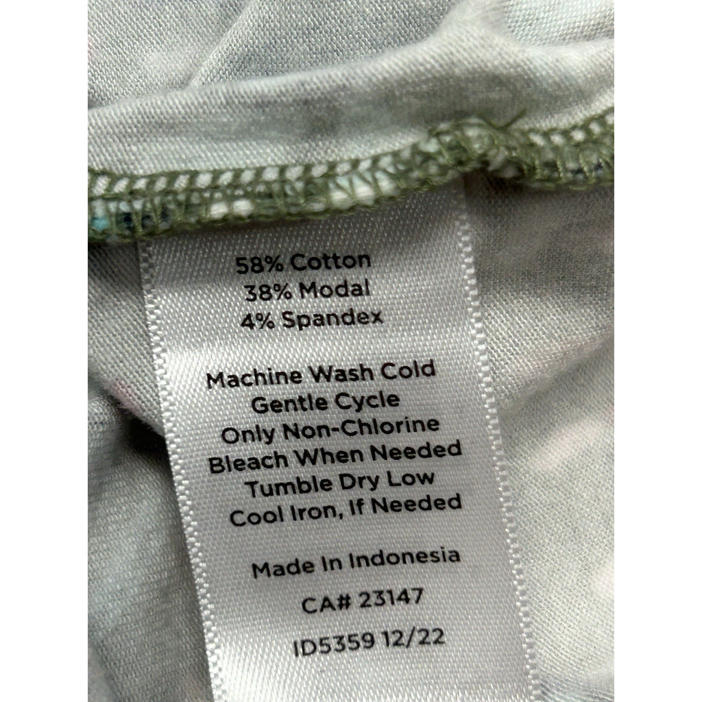 Talbots Womens Sleeveless Floral Maxi Dress Cotton Blend Size Small Stretch.