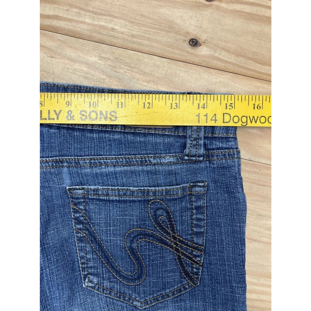 Y2K Hydraulic Jeans Bootcut Flare 11/12 Women's Denim Jeans Medium Wash