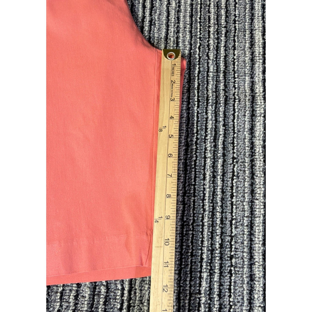 Zac & Rachel Woman Shorts Womens 14 Coral Bermuda Pull On Stretch Casual Summer