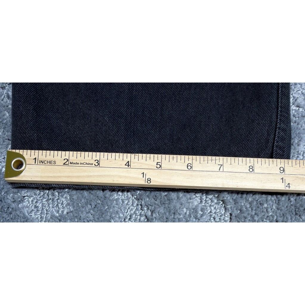 Levis 550 Relaxed Fit Red Tab 35x25 Jeans Denim Dark Hemmed