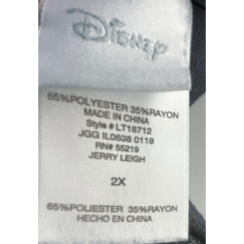 Disney Mickey Mouse Happy Love Rules T Shirt Plus Size Womens Sz. 2XL.