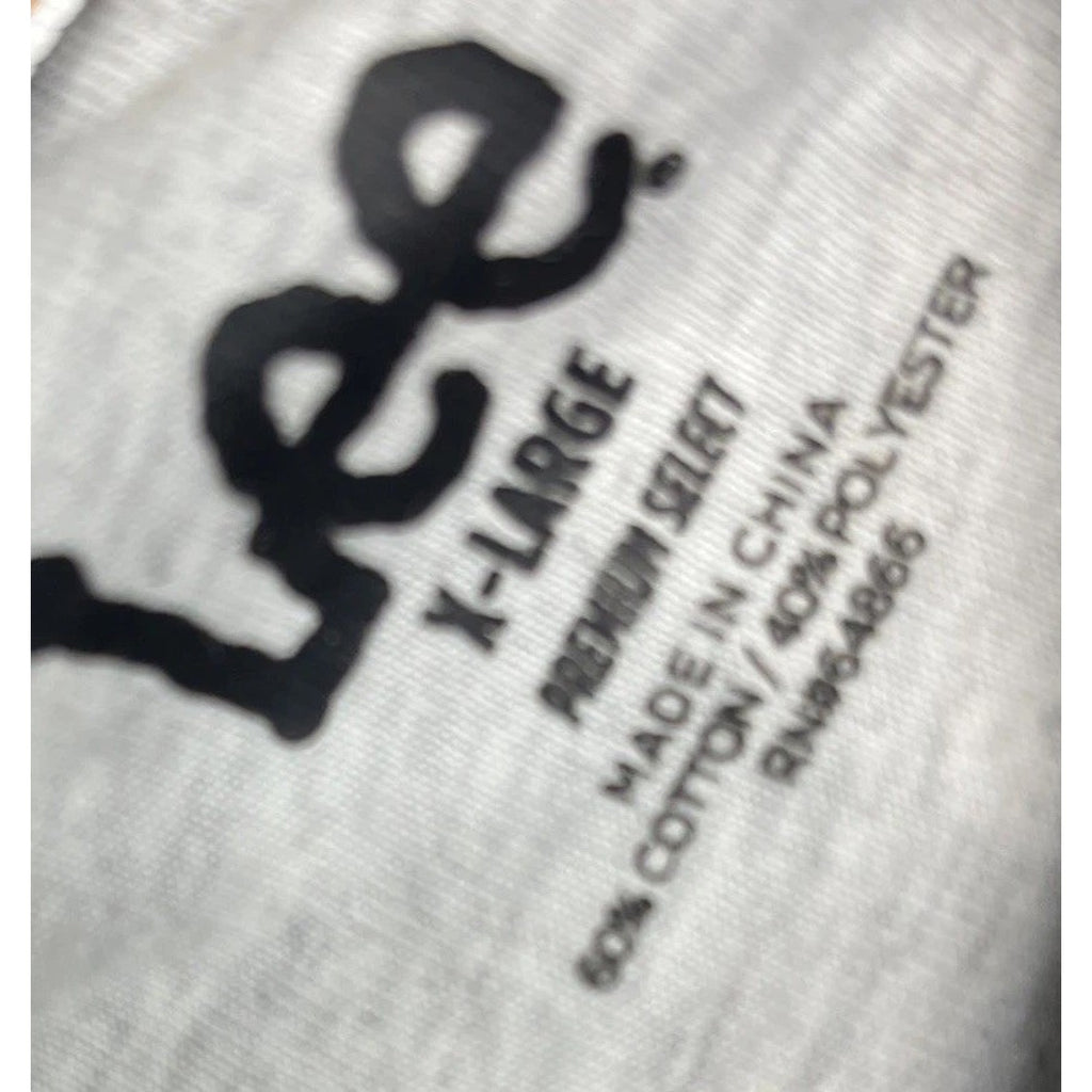 NWT LEE Premium Mens XL Black Comfort Henley T-Shirt