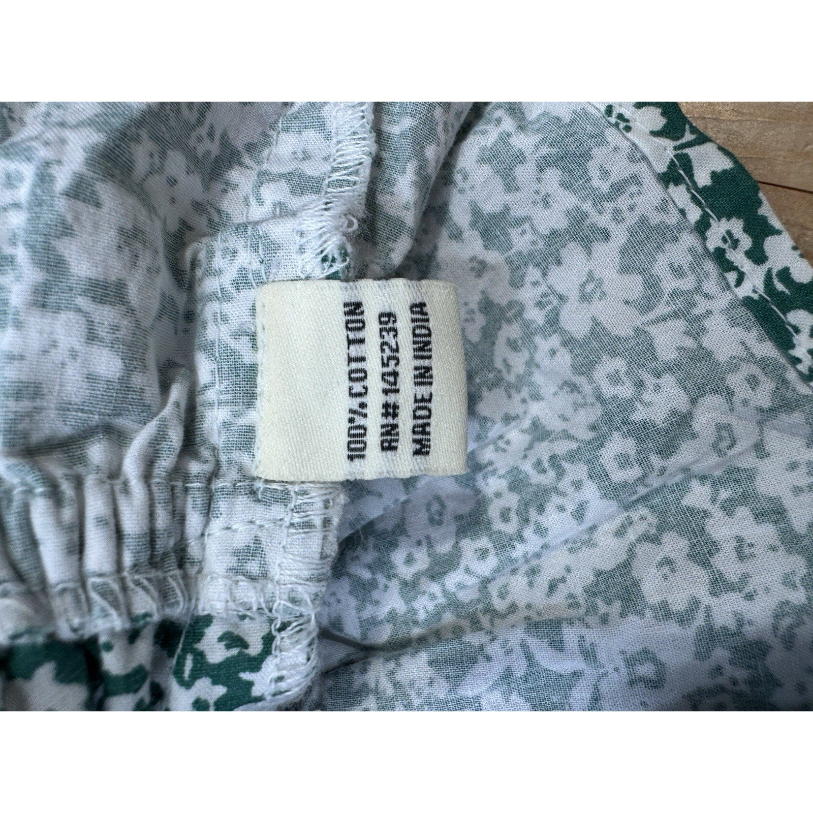 Sim Sam Crop Top Women XL Green Bloom Tank Ruffle Coastal Cowgirl Festival Boho