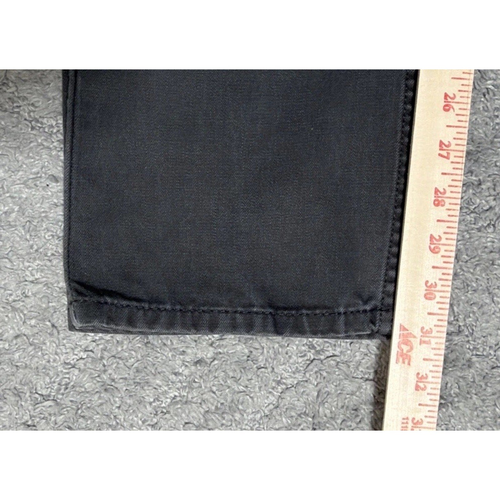 Levi’s 505 Jeans Men 33x32 Gray Straight Leg Regular Fit Denim Pants Cotton USA