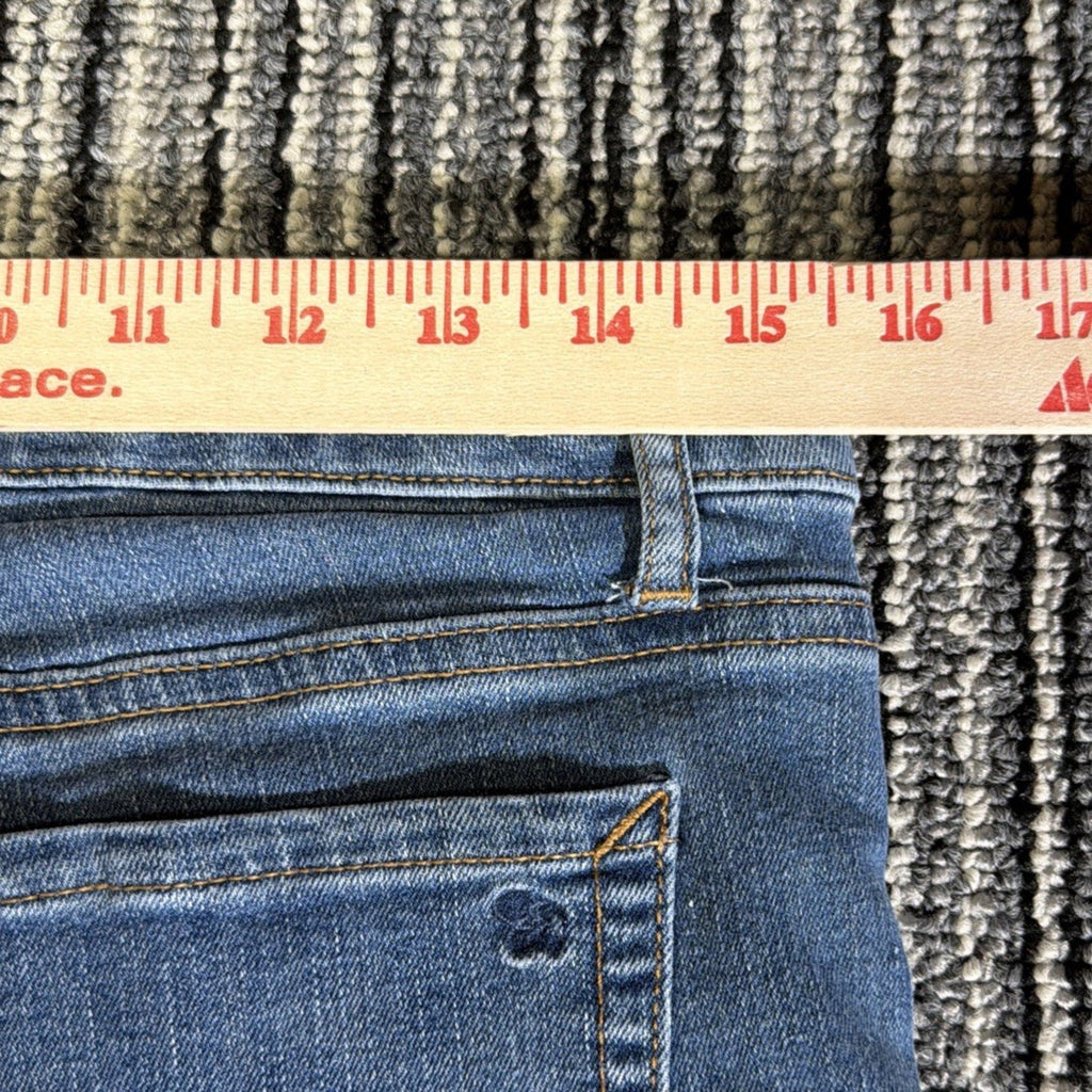 JESSICA SIMPSON - Women’s Midrise Jean Stretch Cuff Shorts Button Fly Size 10/30