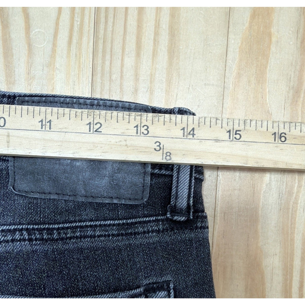 American Eagle Jeans Mens 29x30 Black Denim Slim 360 AirFlex Distressed