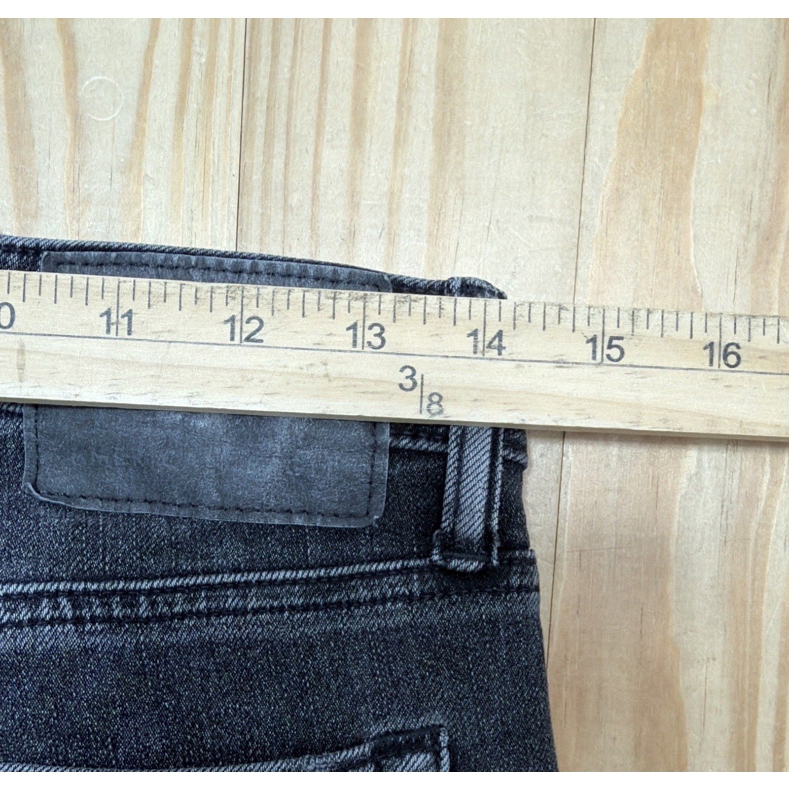 American Eagle Jeans Mens 29x30 Black Denim Slim 360 AirFlex Distressed