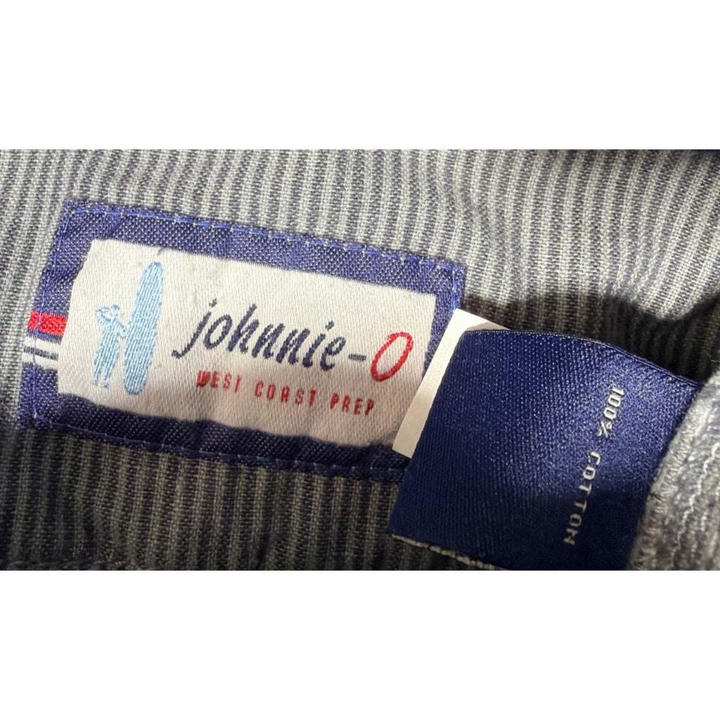 Johnnie-O 38x8" Gray West Coast Prep Style Chino Mens Shorts