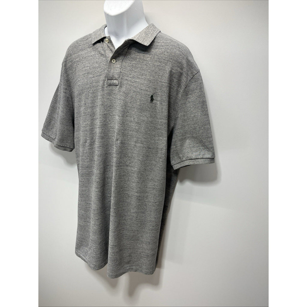Polo Ralph Lauren Classic Fit Mens Gray Short Sleeve Polo Shirt Size XXL