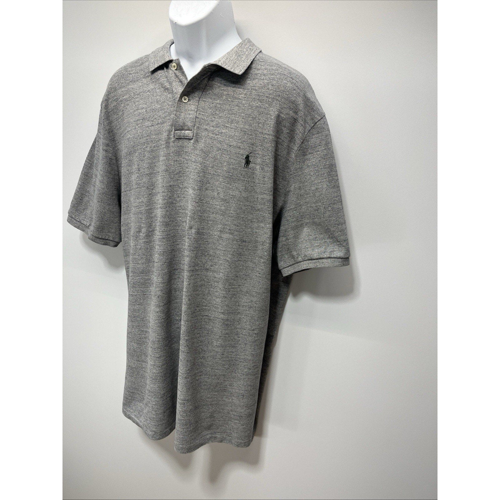 Polo Ralph Lauren Classic Fit Mens Gray Short Sleeve Polo Shirt Size XXL