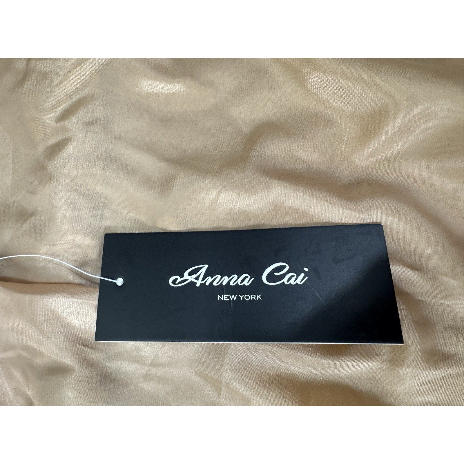 Anna Cai Sherpa Brown Cropped Teddy Bear Jacket Size Medium NWT