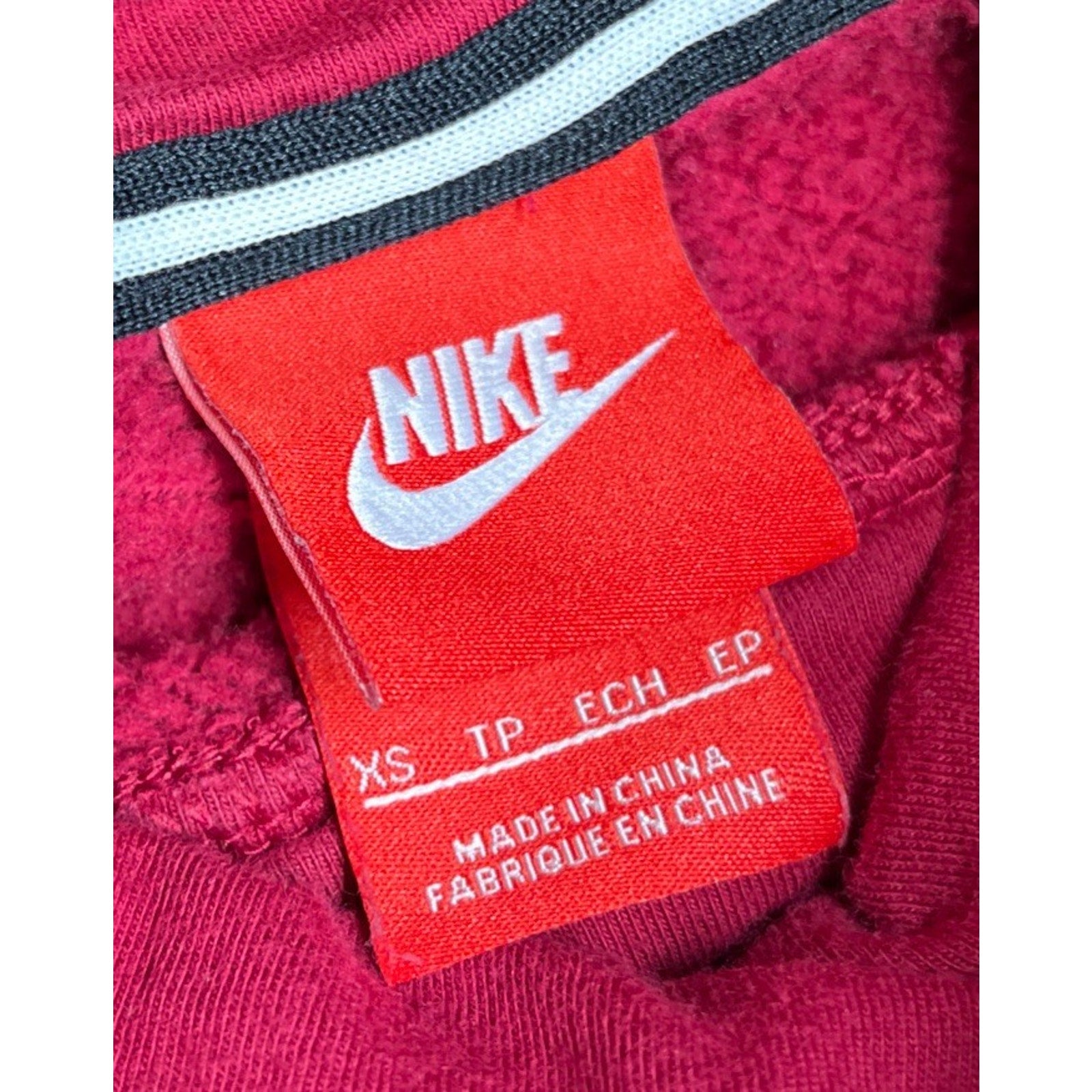 Nike Sportswear Rally Funnel Hoodie Womens Burgundy Red Hoody XS