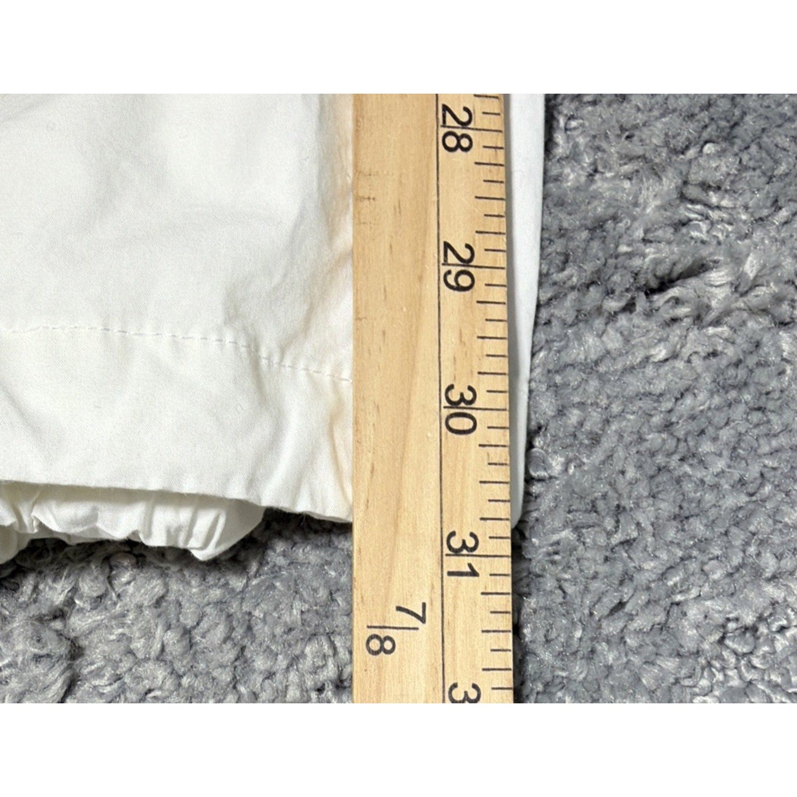 Wild Fable Women's Lightweight Pull On Wide Leg Baggy Cargo Pants Off White XS