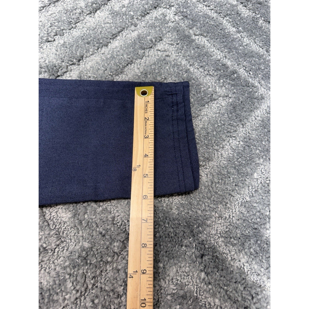 Popana Blue Stretch Comfort Casual Elastic Waist Cropped Women’s Size Large