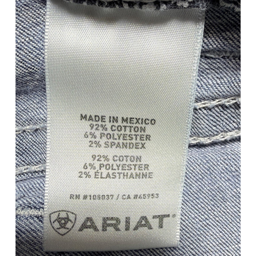 Ariat Jeans Womens 27 Short Real Denim Riding Jeans Mid Rise Straight