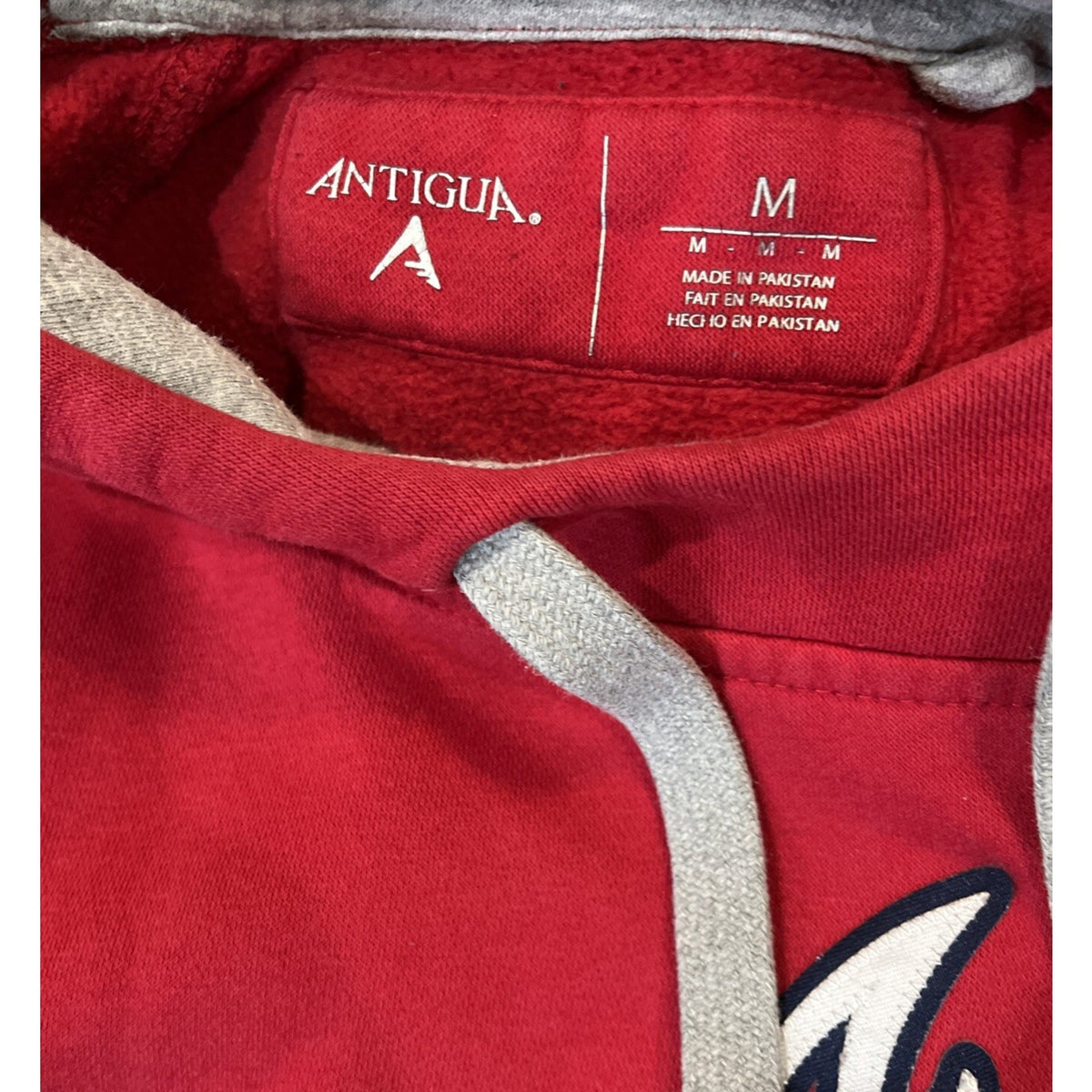 Antigua Atlanta Braves World Series 2021 MLB Victory Hoodie Size M