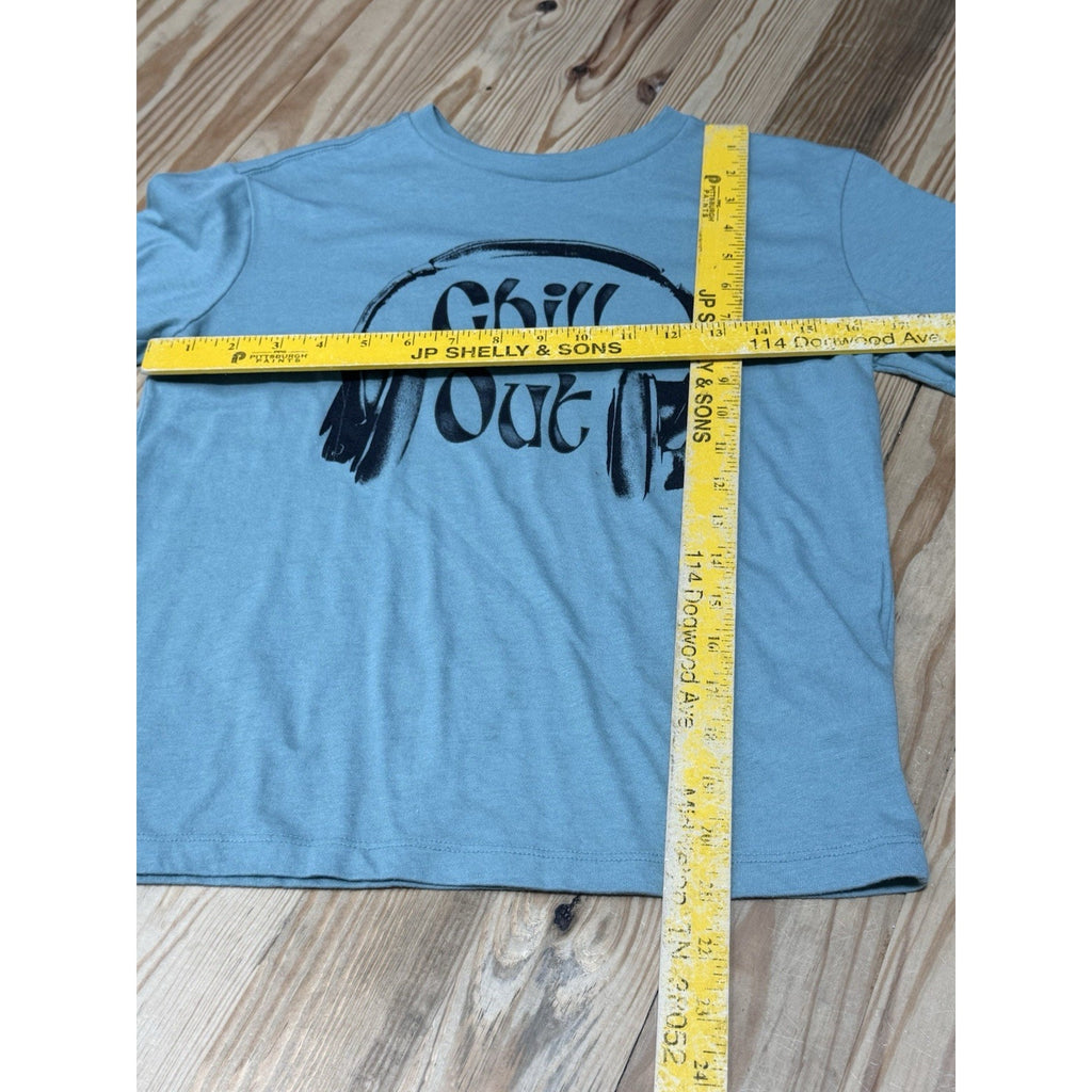Old Navy Chill Out T Shirt Green Boys Youth Large (10/12)
