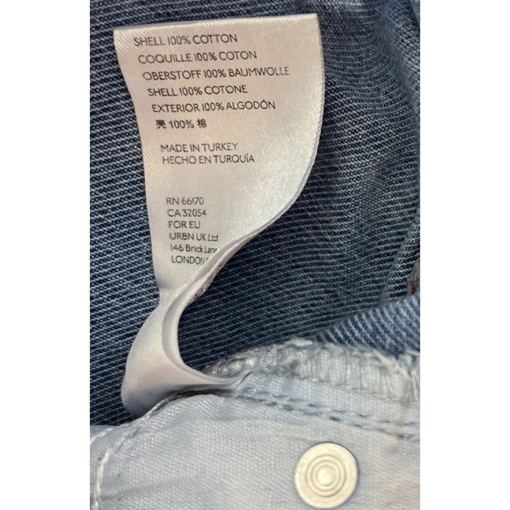 BDG Urban Outfitters High-Rise Baggy Jeans Women's Blue Acid Wash Size 28