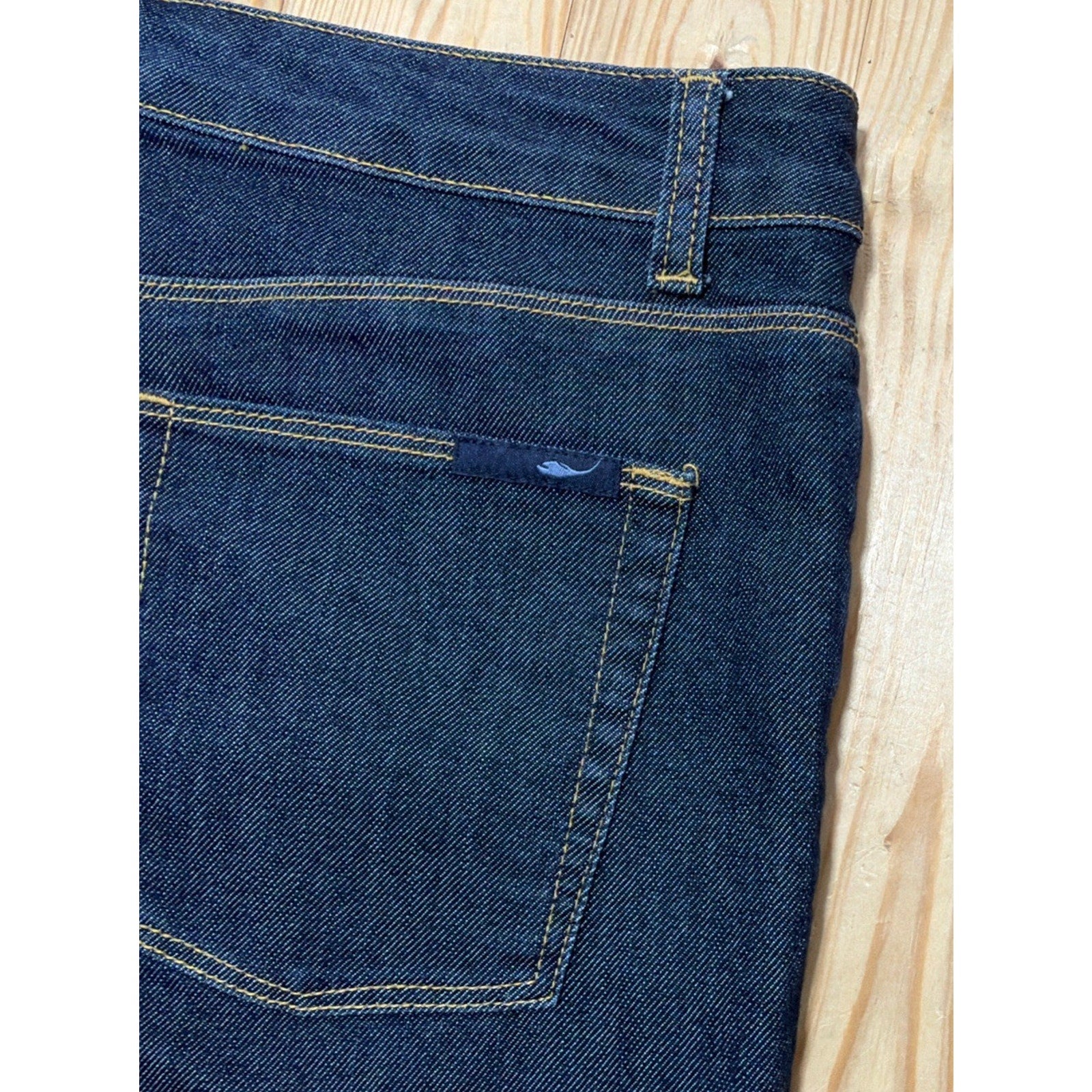 Chadwicks Slim & Straight Fit Dark Blue Jeans Womens 10 Petite