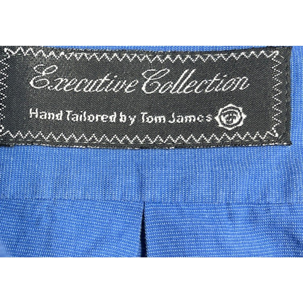 Tom James Custom Executive Collection Tailored Blue Shirt XL