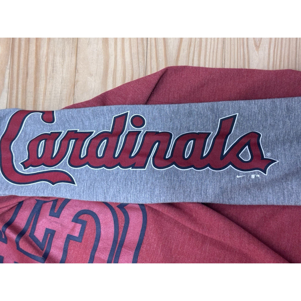 St. Louis Cardinals The Nike Tee 3/4 Sleeve Raglan Women’s Size Small Athletic