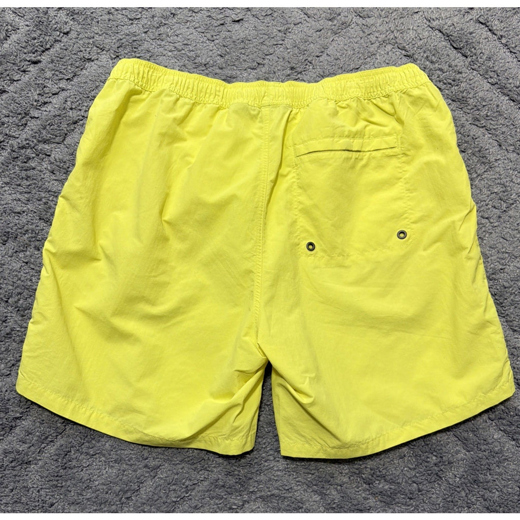 Orvis Swim Trunks Men L Yellow Fishing Shorts