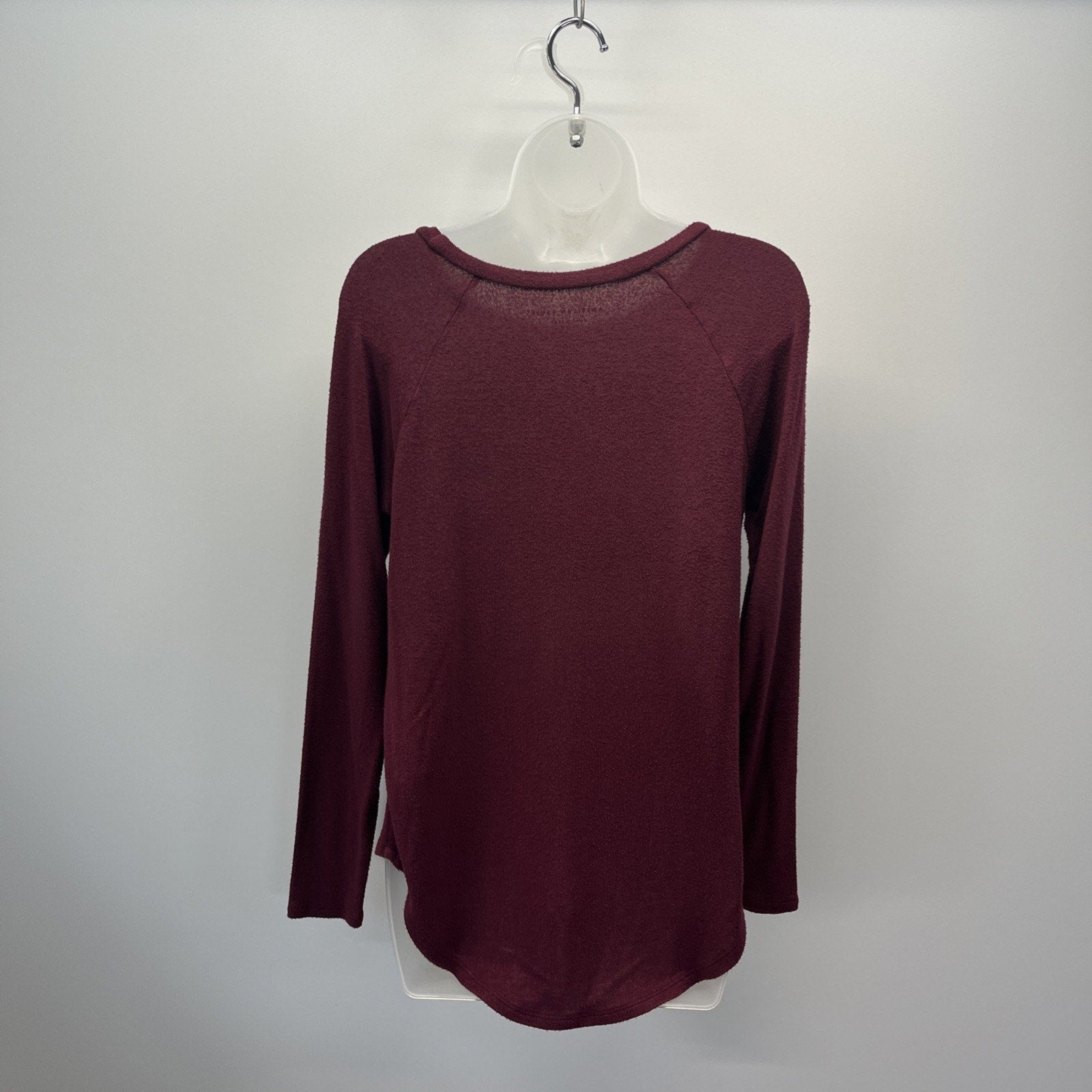 American Eagle Shirt Womens XS Red Soft and Sexy Plush Long Sleeve Pullover