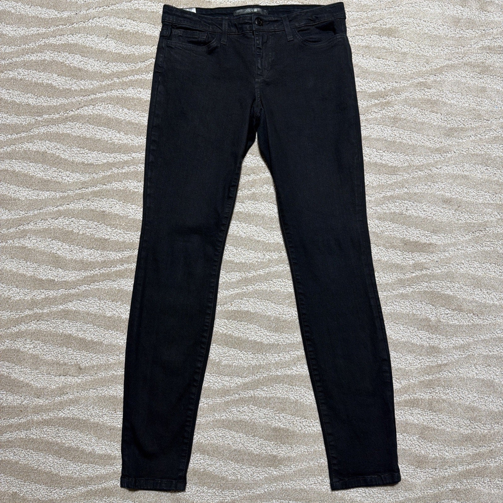 Joe's Jeans The Skinny Ankle Womens Size 29x30 Black Made In USA