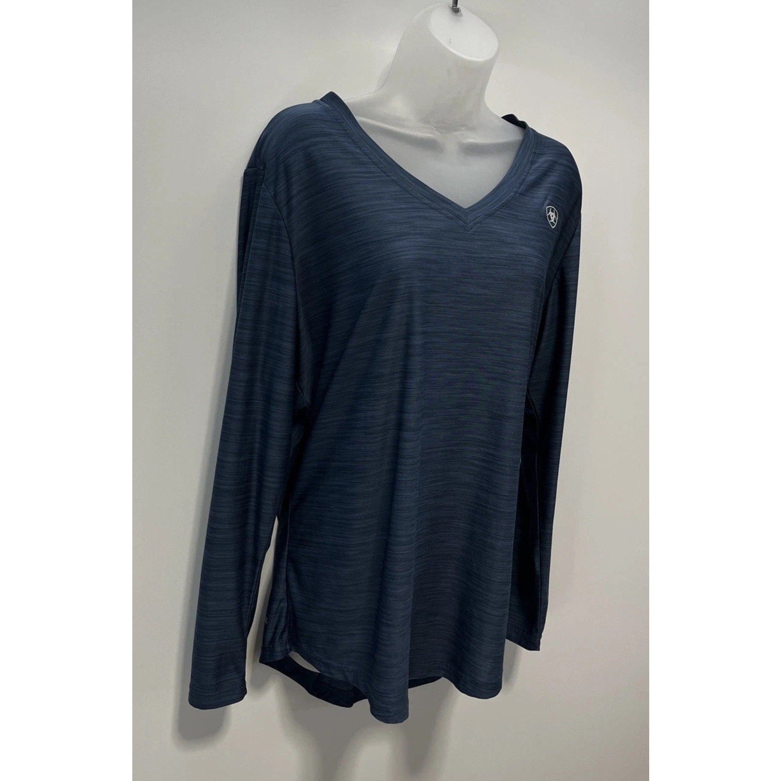 ARIAT TEK Long Sleeve V Neck Moisture Wicking Heat Series Thermal Top Sz XXL