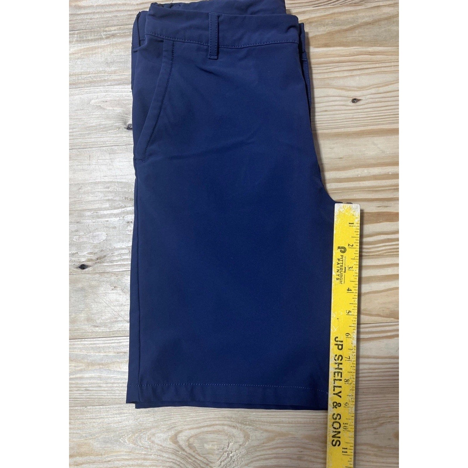 All In Motion Boys Size XL Solid Blue Golf Shorts