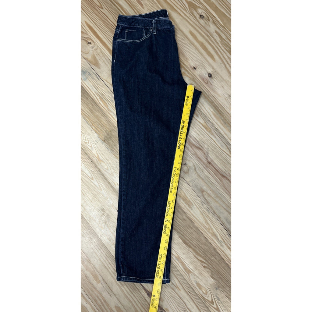 CATO Blue Women's 18W Flap Embroidered/Pockets Jeans.