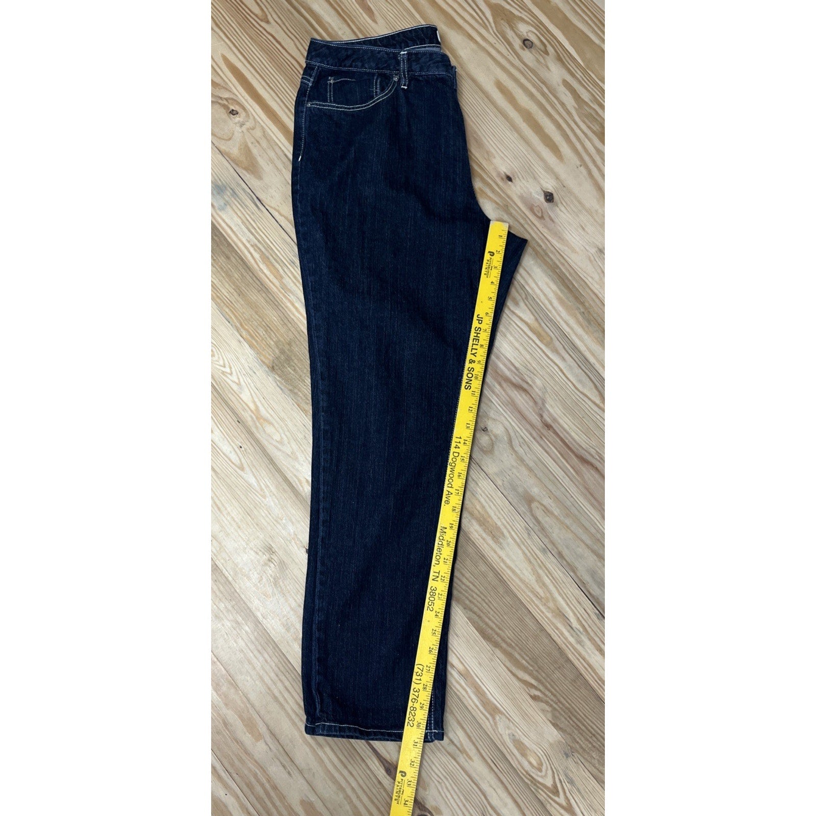CATO Blue Women's 18W Flap Embroidered/Pockets Jeans.