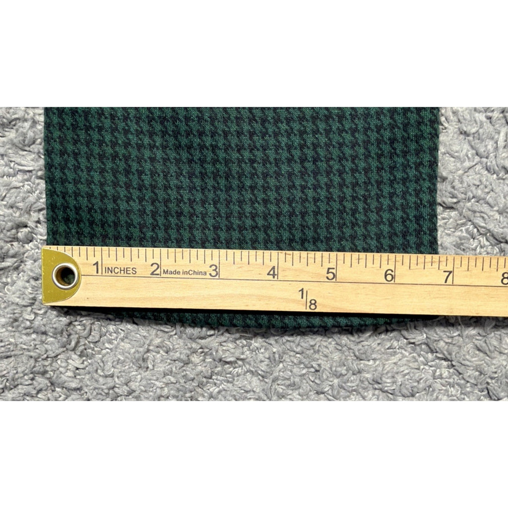 Urban Outfitters Houndstooth Plaid Straight Leg Pants Women's Green Black M