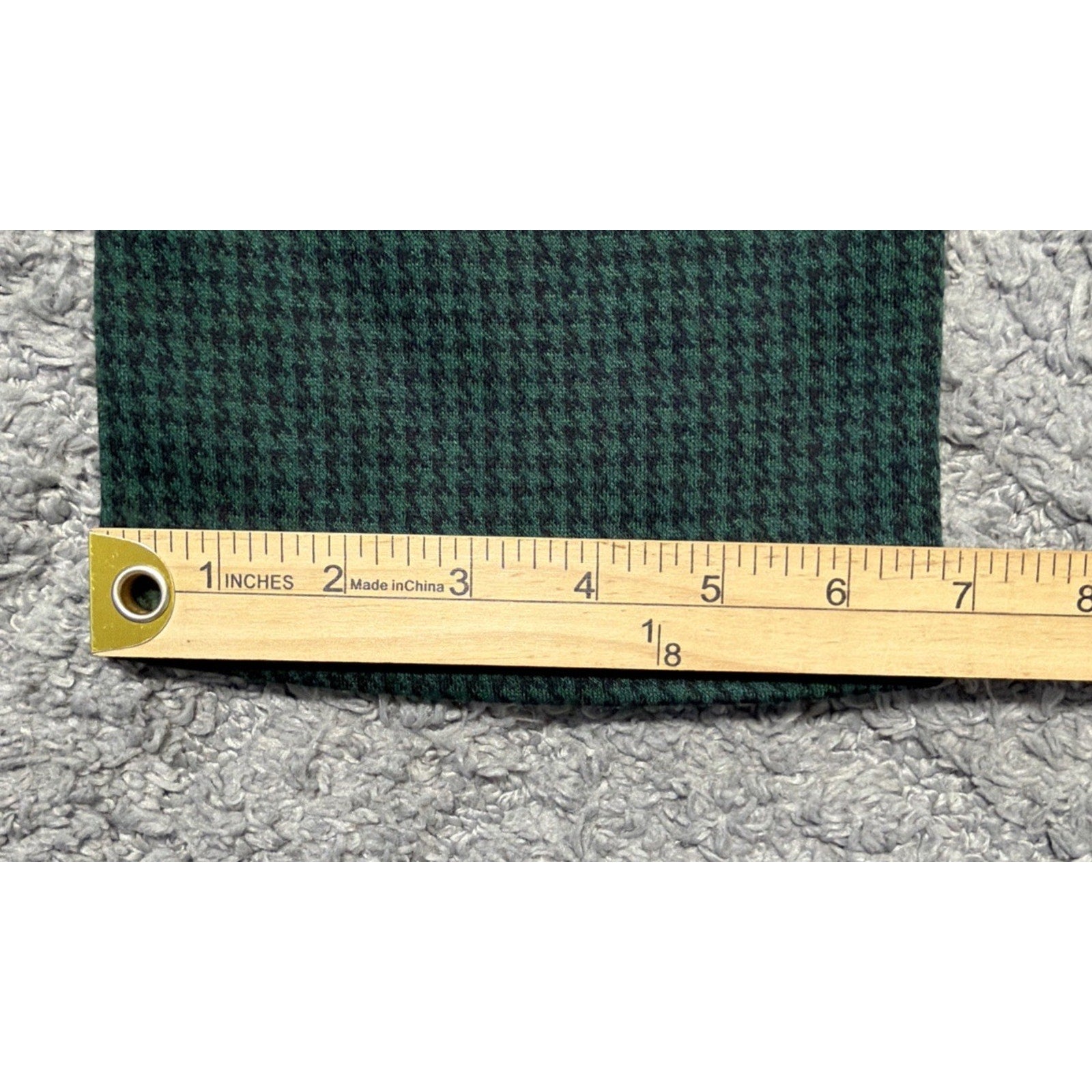 Urban Outfitters Houndstooth Plaid Straight Leg Pants Women's Green Black M