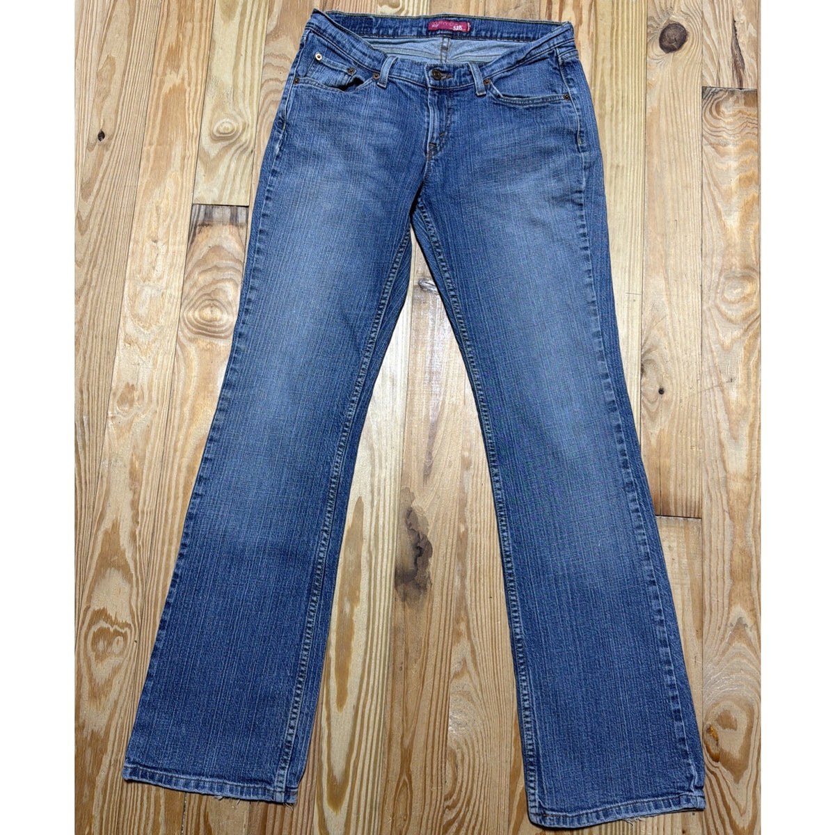 Levis 528 Jeans Curvy Cut Boot Low Rise Womens 11 Long Blue Denim 30x32 Vtg Y2K