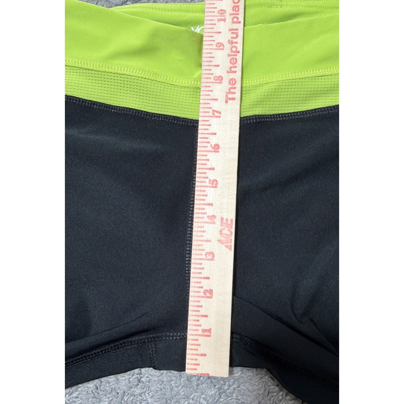 VOGO Athletica Leggings Womens S Black Neon Green Capri Crop Yoga Workout NWT