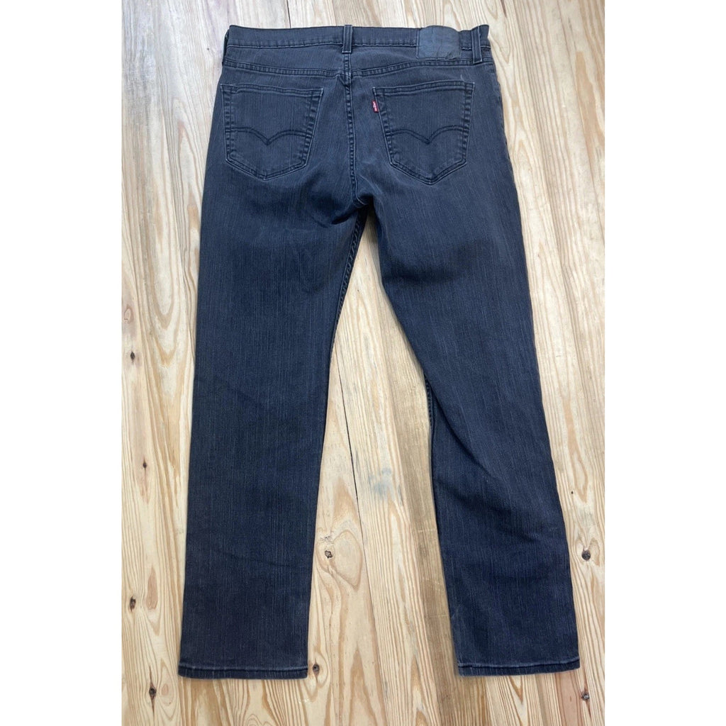 Levi's 559 Relaxed Straight Leg Black Denim Jeans Men's 36x34