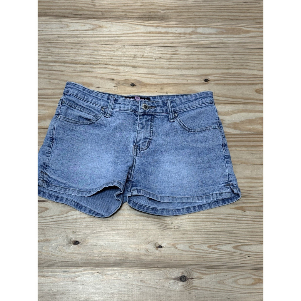 Bubble Gum USA Short Shorts Denim Blue Jean Shorts Juniors Size 7/8