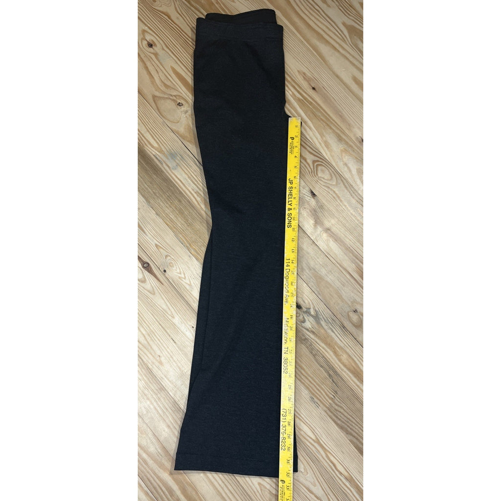 CHICO'S NWT! Dark Heather Gray THE ULTIMATE FIT Ponte Knit Flared Leg Pants Sz 1