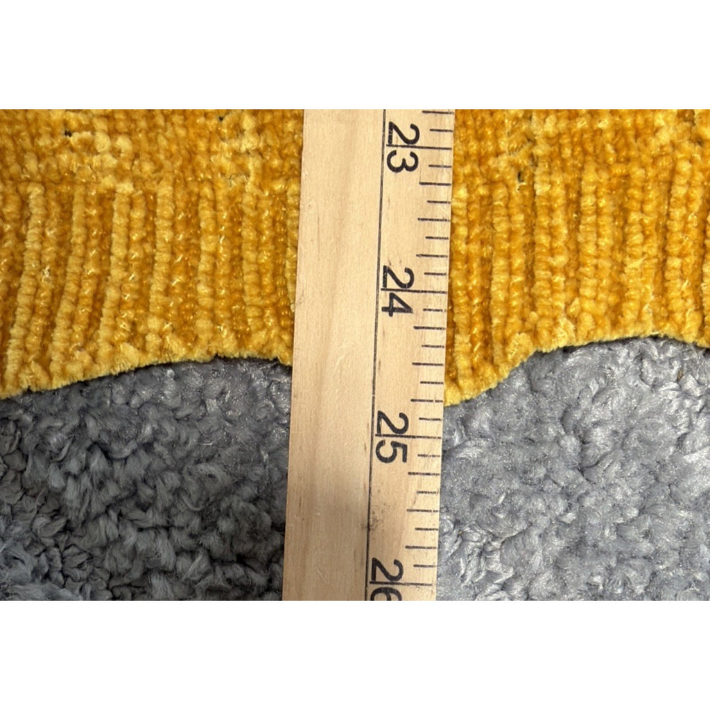 Ava Viv Sweatshirt Adult Yellow Crew Neck Polyester Soft Pullover Women’s X