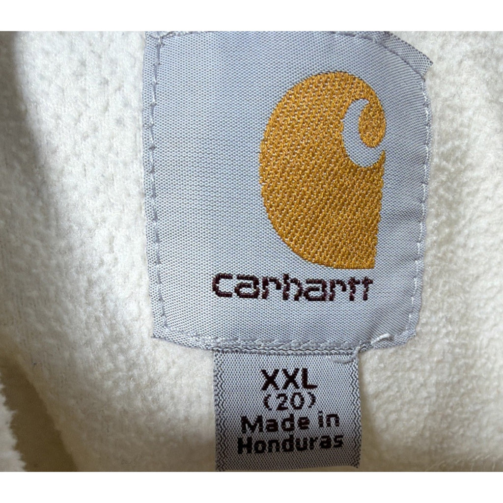 Carhartt Ivory Ladies Embroidered Soft Vest - Size XXL Casual Outdoors Work