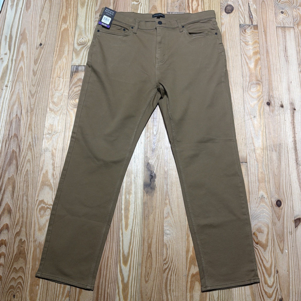 NWT Banana Republic Men's Classic Stretch 5 Pocket Cotton Pant 40x32 Stretch