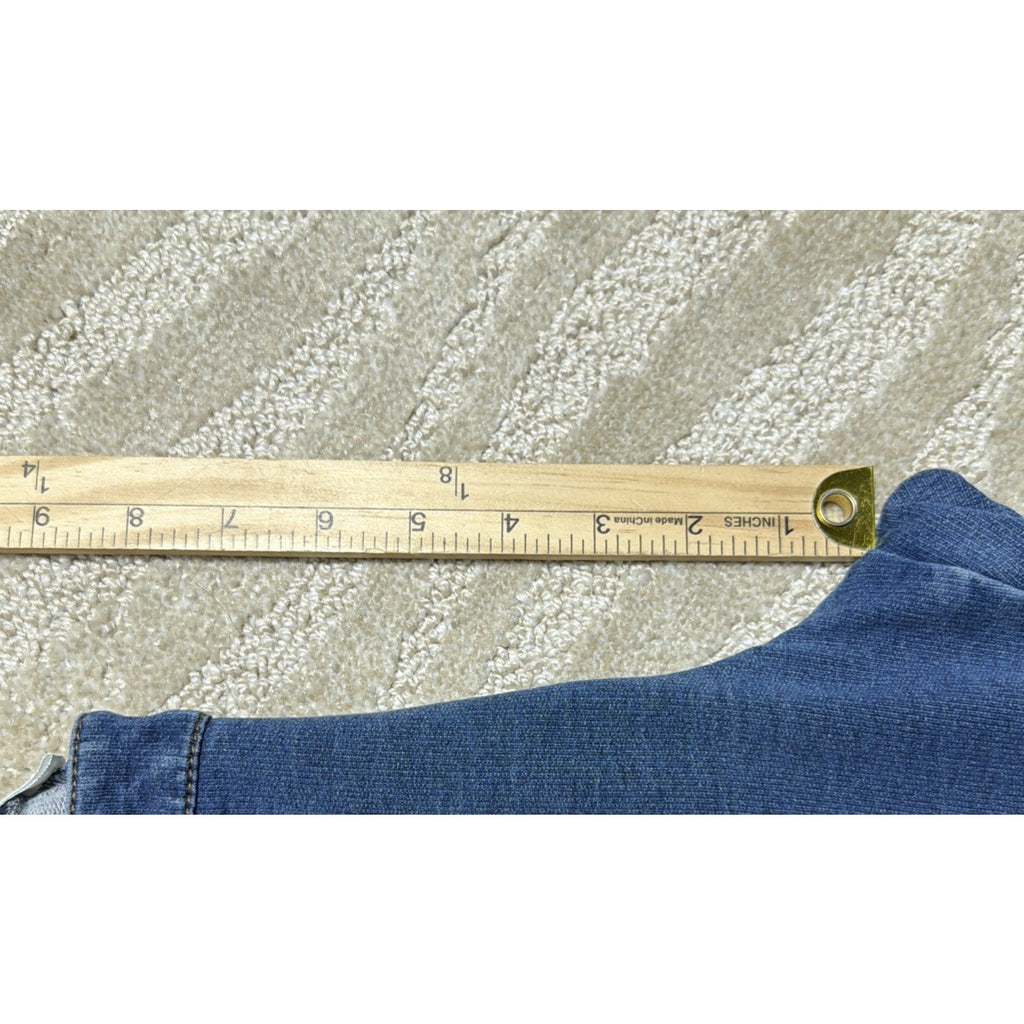PAJAMA JEANS WOMEN'S PULL-ON BOOT LEG BLUE JEANS STRETCHY 30x27