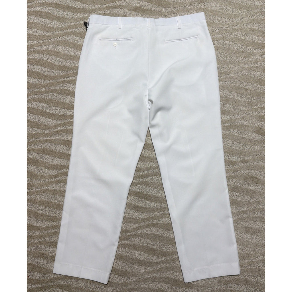 RGM Modern Fit Mens Dress Golf Pants White 38x30 New Without Tags