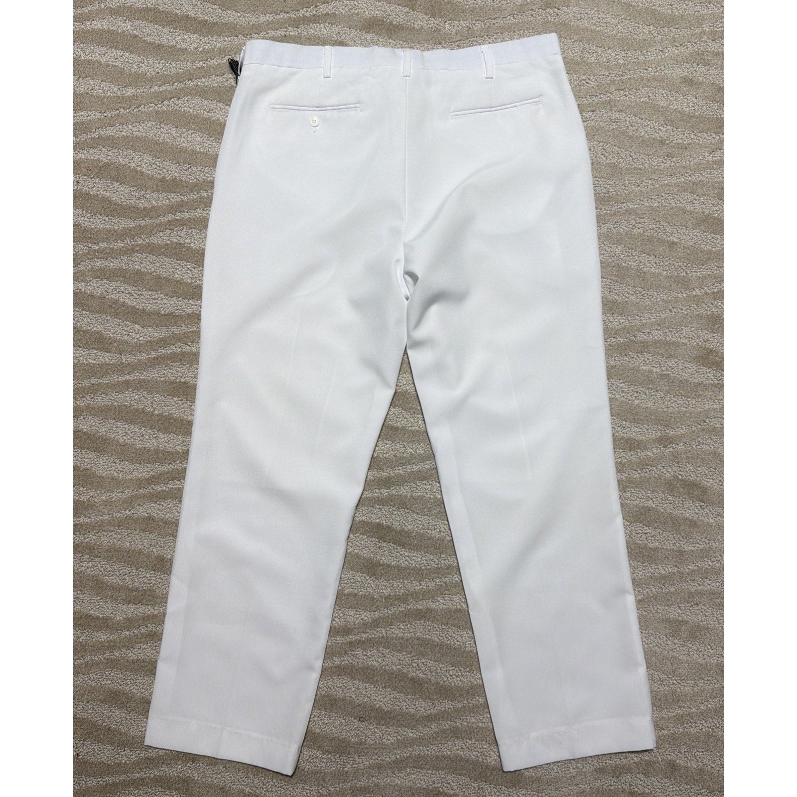 RGM Modern Fit Mens Dress Golf Pants White 38x30 New Without Tags