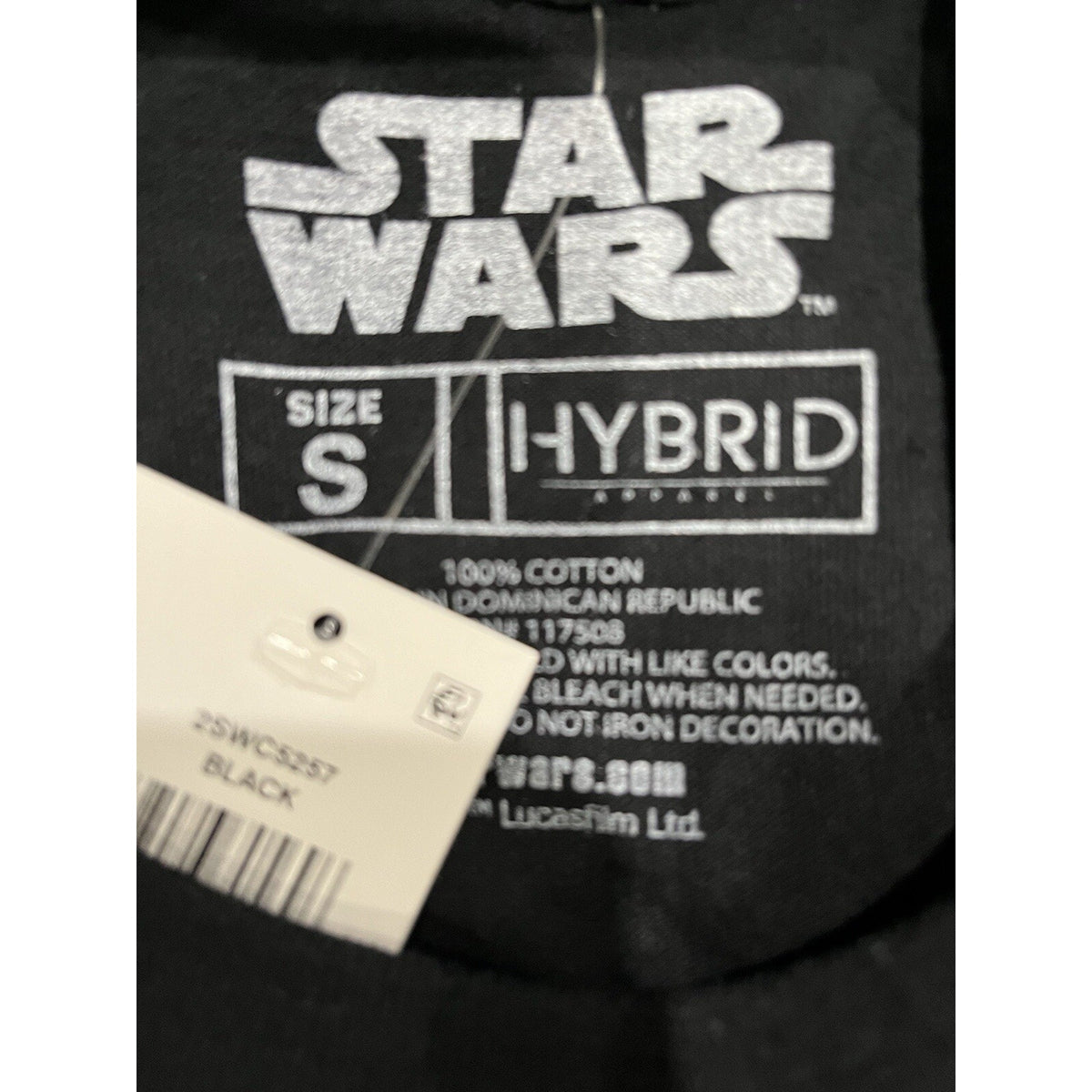 Star Wars DARTH Vader Hybrid Don’t Think I Don’t See You Size Small Black NWT